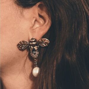 Statement drop earrings N541